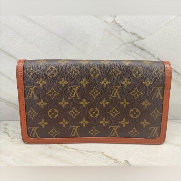 1990 Louis Vuitton Dame Pochette Monogram Clutch GM - Picture 4 of 12